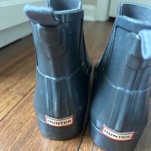 Hunter Short Rubber Rain Boots with Logo